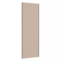 Porta de Correr Closet 80cm com Puxador Perfil Champagne sem Kit Ferragem Prime Luciane Móveis