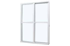 Porta de Correr em Alumínio Branco Duraline Fix 210x120x8,2cm 2 Folhas Direita Jap Porta de Correr em Alumínio Branco Duraline Fix 210x120x8,2cm 2 Folhas Direita Jap
