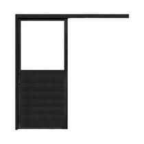 Porta de Correr Lambri de Aluminio 215x80cm com Vidro Mini Borel Porta de Correr Lambri de Aluminio 215x80cm com Vidro Mini Borel
