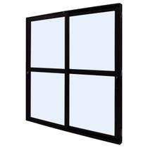 Porta de Correr Perfecta 2 folhas Liso 215x150cm Preto - 1077-5730 - JAP