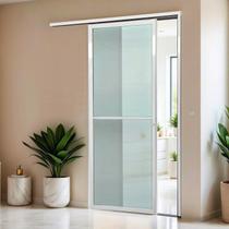 Porta de Correr Suspensa 210x70cm Vidro Dir L.25 Brimak