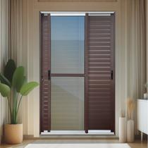 Porta de Correr Venez. 3 Folhas Moveis 210 X 120 Elite com Fechadura Tetra Vidro Reflex