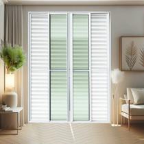Porta de Correr Venez. 6 Folhas Moveis 210 X 200 Elite com Fecho Automático Vidro Liso Porta de Correr Venez. 6 Folhas Moveis 210 X 200 Elite com Fecho Automático Vidro Liso