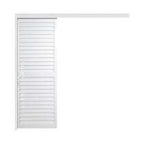 Porta de Correr Veneziana de Aluminio 215x80cm Suspensa