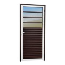 Porta de Cozinha Super Vidro Reflex 210cm X 86cm Brimak Abertura Esquerda