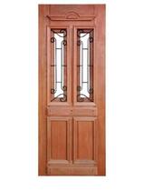 Porta de Entrada Maciça Duquesa com Grade