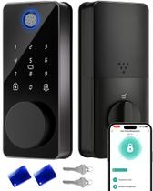 Porta de entrada sem chave com impressão digital Smart Deadbolt Lock IBLOG Porta de entrada sem chave com impressão digital Smart Deadbolt Lock IBLOG
