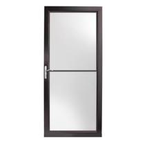 Porta de escritorio com vidro 210x80 aluminio preto lado esquerdo Porta de escritorio com vidro 210x80 aluminio preto lado esquerdo