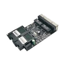 Porta de fibra monomodo PCB 10/100M Ethernet Fiber Switch 4 RJ45 2 SC Conversor de mídia óptica
