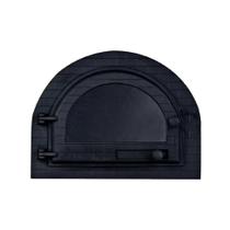 Porta de Forno a Lenha Ferro Igloo Art Mil m com Vidro e Dentes Traseiros Libaneza Porta de Forno a Lenha Ferro Igloo Art Mil m com Vidro e Dentes Traseiros Libaneza
