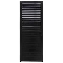 Porta de Giro com Veneziana Caribe 215x80cm Esquerda Vedada Preta - 1065-5607 - JAP Porta de Giro com Veneziana Caribe 215x80cm Esquerda Vedada Preta - 1065-5607 - JAP