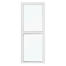 Porta de Giro em Alumínio Branco 2 Vidros 210x80x4 cm Esquerda Nobre CRV Porta de Giro em Alumínio Branco 2 Vidros 210x80x4 cm Esquerda Nobre CRV