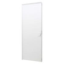 Porta de Giro Lambril em Alumínio Branco Perfecta Max 215x90x6,6cm Esquerda Jap