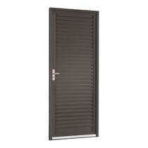 Porta de Giro Veneziana em Aço 217 x 87 x 12 cm Esquerda Belfort Sasazaki Porta de Giro Veneziana em Aço 217 x 87 x 12 cm Esquerda Belfort Sasazaki