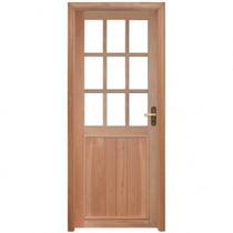 Porta de Madeira 213x94cm sem Vidro com Batente 9,4cm Ewk P21 M30 Rondosul