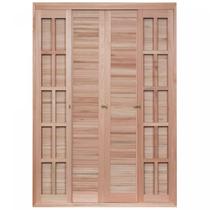 Porta de Madeira Balção de Correr 213x200cm com Batente 14cm Ewk 472 Rondosul Porta de Madeira Balção de Correr 213x200cm com Batente 14cm Ewk 472 Rondosul