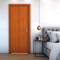 Porta De Madeira Bater Lisa U.V Rubi 210cmx70cm