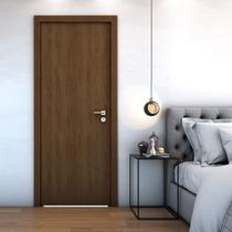Porta De Madeira Bater Lisa U.V Rubi 210cmx70cm - Imbuia