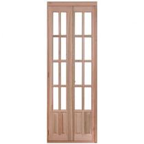 Porta de Madeira Camarão 213x74cm com Marco e Batente 14cm Ewk P24 Rondosul Abertura Esquerda