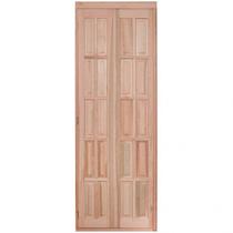 Porta de Madeira Camarão 213x74cm com Marco e Batente 14cm Ewk P26 Rondosul Abertura Esquerda