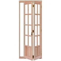 Porta de Madeira Camarão 213x94cm com Marco e Batente 14cm Ewk P24 Rondosul Abertura Direita