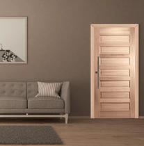 Porta de Madeira Folha 210CMX90CMX3CM PE28 Esel Marrom