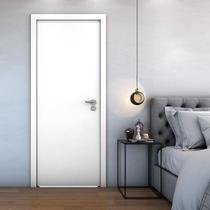Porta de Madeira Frisada 210cm X 60cm Branco