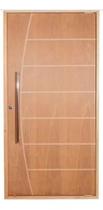 Porta De Madeira Frisada Pivotante 2,10x1,02 Completa Lado Esquerdo
