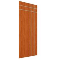 Porta De Madeira Frisada U.v 210cm X 90cm - R40t Mogno Porta De Madeira Frisada U.v 210cm X 90cm - R40t Mogno