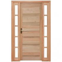 Porta de Madeira Lambril 213x144cm com Batente 9,4cm EWK P28 M34 Rondosul