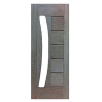 Porta de Madeira Maciça BBB Para Vidro Em Arco Casmavi de Cedro Arana - 2.10 (A) X 0.82 (L)