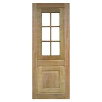 Porta de Madeira Maciça CSMV 2 Para Vidro Casmavi de Cedro Arana - 2.10 (A) X 0.92 (L)