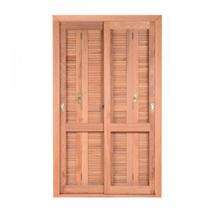 Porta de Madeira Veneziana 216cmx120cmx14cm Pe521 Esel Porta de Madeira Veneziana 216cmx120cmx14cm Pe521 Esel