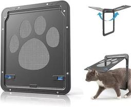 Porta De Passagem Portinha Pet P/ Gato Cachorro 4 Em 1