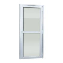 Porta de PVC 216x80cm com 2 Vidros Inferiores Temperados ITEC Brimak Abertura Esquerda Porta de PVC 216x80cm com 2 Vidros Inferiores Temperados ITEC Brimak Abertura Esquerda