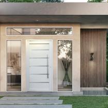 Porta de PVC Pivotante 216x130cm Premium Tecplus100 Brimak Abertura Direita Porta de PVC Pivotante 216x130cm Premium Tecplus100 Brimak Abertura Direita