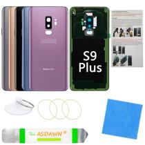 Porta de substituição da tampa de vidro traseira para Galaxy S9+ Porta de substituição da tampa de vidro traseira para Galaxy S9+