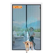 Porta de tela magnética MAGZO Fit Door 81x205cm preta