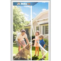 Porta de tela magnética Mdavo 91x203cm Pet Friendly White Porta de tela magnética Mdavo 91x203cm Pet Friendly White