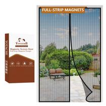 Porta de tela magnética Yotache 188x203 cm, ímãs de faixa completa