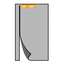Porta de tela magnética Yotache 36"x81" reversível esquerda direita