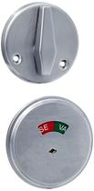 Porta Deadbolt Falcon D271626 30253 10094 Turn Inside G6 Silver