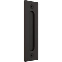 Porta deslizante Flat Pull Stone Harbor Hardware 22 cm, preto fosco