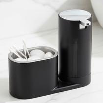 Porta Detergente Arthi Preto com Dispenser para Sabonete Líquido e Bucha Porta Detergente Arthi Preto com Dispenser para Sabonete Líquido e Bucha