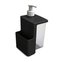 Porta Detergente com Válvula 500ml Suporte Esponja Bucha de Louça