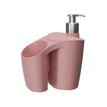 Porta Detergente com Válvula Pump Rosa Astra Porta Detergente com Válvula Pump Rosa Astra