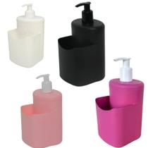 Porta Detergente Dispenser Com Suporte Bucha 500ml CVL
