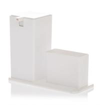 Porta Detergente Dispenser Com Suporte Para Bucha Porta Detergente Dispenser Com Suporte Para Bucha