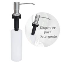Porta detergente Dosador/Dispenser De Sabão Inox 500ml