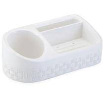 Porta Detergente E Esponja Com Base Branco Rattan Cozinha Porta Detergente E Esponja Com Base Branco Rattan Cozinha